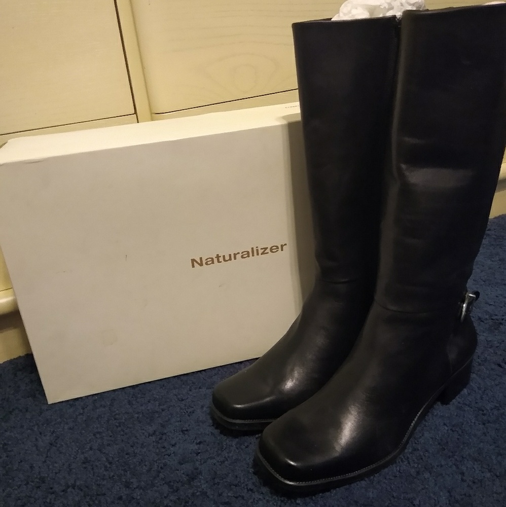 [NiB]Genuine Leather Knee High Boots
